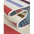 thumbnail image 5 of Unique Loom Outdoor Striped Collection Area Rug - Lines (10' Round White/Ivory), 5 of 9