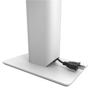 Kanto SP9 9 Universal Desktop Speaker Stands with Rotating Top Plates and Cable Management - Pair (White)