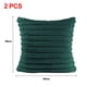 thumbnail image 2 of Funda de almohada decorativa de felpa de piel sintética de doble cara de 2 piezas para sofá, dormitorio, con rayas difusas, funda de almohada suave, funda de cojín, 2 of 5