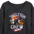 thumbnail image 3 of Hot Wheels - Halloween - Skeleton Crew - Women's Lightweight French Terry Long Sleeve Shirt, 3 of 5