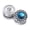 Cone-Blue, variant on 5PCS Bling Crystal 18mm Chunk Snap Button Fit Snap Pendant Bracelet Jewelry DIY-smooth-5pcs MIXED