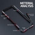 thumbnail image 3 of Metal Bumper Case for Google Pixel 8, Aluminum Alloy Metal Frame Bumper Slim Cool No Back Design Not Affect Signal Fast Heat Dissipation For Google Pixel 8,Black, 3 of 10