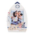 thumbnail image 1 of KAKOWELY 1pc Wooden Photo Frame Mediterranean Style Picture Frame Simple Photo Holder,8.07"X5.04"X0.39", 1 of 5