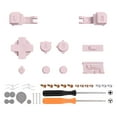 thumbnail image 3 of eXtremeRate Cherry Blossoms Pink Custom Full Set Buttons for Gameboy Advance SP, Replacement A B L R Button Power On Off Volume Button D-pad Key for GBA SP Console - Console NOT Included, 3 of 7