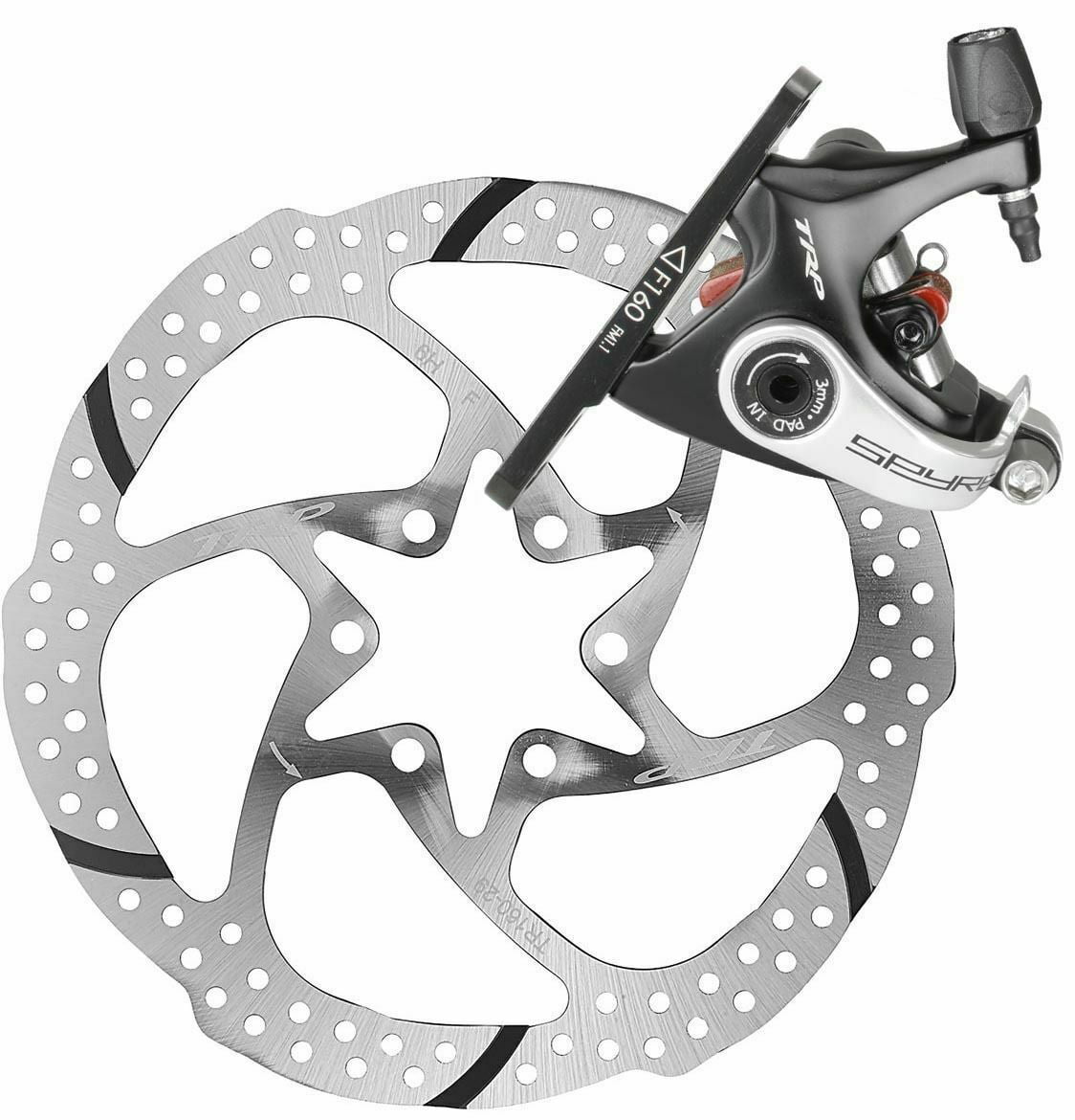 TRP SPYRE CNC Alloy Mechancial 160mm Rotor Road Bike Disc Brake Caliper s 