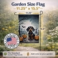 thumbnail image 3 of Dachshund Spooky Halloween Garden Flag 11.25 in x 15.5 in, 3 of 8