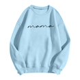 thumbnail image 1 of EHQJNJ Chandails en Molleton Oversize pour Femmes 2024 Nouveau Pull à Col Rond Imprimé Lettres Manches Longues Sweat à Capuche Tendance Graphique Automne, 1 of 4