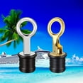thumbnail image 3 of Metal Snap Handle Drain Plug Boat Rubber Scupper Plugs Kayak Accessories, 3 of 13