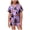 A-Light Purple, variant on NIEWTR Girls Pajamas Halloween Cartoon Print Short Sleeve Lapel Cute Top and Shorts Pjs for Kids Breathable Soft Fashion Nightwear Casual Daily Wear