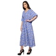 thumbnail image 2 of Moomaya Long Caftan Maxi Dress Beach Swimwear Cover Up Womens Kaftan Plus Size - L-XL, 2 of 6