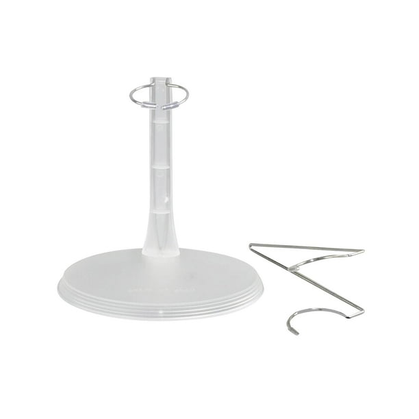 Accesorio de exhibición de figuras a escala 1/6 para muñecas, soporte para figuras de acción, base redonda Claro y ovalado
