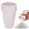 thumbnail image 2 of THLKIF Flour Sugar Shaker, White Plastic Powder Dispenser with Lid and Mesh Sifter, for Icing Sugar, Cocoa, Flour, Chocolate, and Coffee, Easy to Use Cooking Tool, 2 of 9