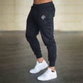 thumbnail image 3 of Men Sport Pants Tracksuit Workout Joggers Gym Sweatpants Crown Black M, 3 of 3