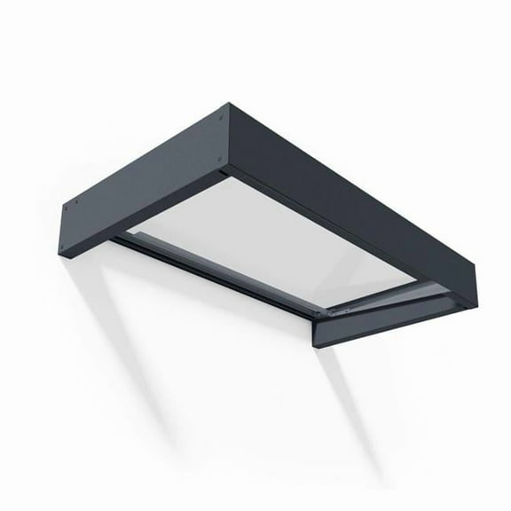 Invernadero 5' x 3' Multicolor Stationary Door Awning, UV Resistant