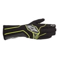 thumbnail image 1 of Guantes de karting Alpinestars Tech-1 K V2, talla grande, negro/amarillo, 1 of 2