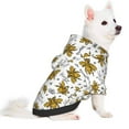 thumbnail image 2 of Honeii Hohey Bee Golden2 Print Small Dog Hoodies Pet Hooded Sweatshirts Fall Winter Puppy Cat Sweaters Warm Clothes for Small Dogs Outfits Costume-X-Small, 2 of 7