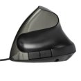 thumbnail image 4 of Ratón Ergonómico Vertical Con Cable Óptico Con Alta Sensibilidad 1600Dpi Y 5 Teclas - Gris Minnieouse EL006259-00, 4 of 6