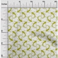 thumbnail image 1 of oneOone Polyester Lycra Vert Lime Tissu Koi Poisson Océan Robe Tissu Tissu Imprimé par la Cour 56 Pouces de Large, 1 of 4