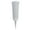 Grey, variant on Huepoe T-Shape Detachable Plastic Flower Vase for Cemetery, Outdoor Grave - Lightweight, Durable, 25cm with Spike for Soil, 7.7cm Caliber, Park, Patio Decor