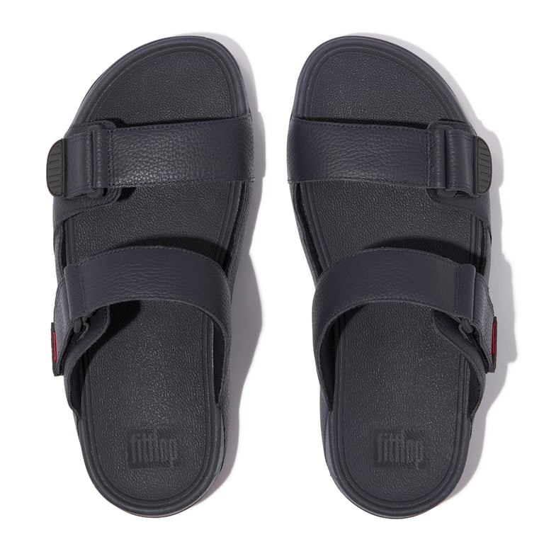 FitFlop Gogh Moc Water-Resistant Outdoor Adjustable Sandals Men\'s Sz 9 Gray FitFlop Gogh Moc Adjustable Slide Sandals Neoprene, Men main image 3