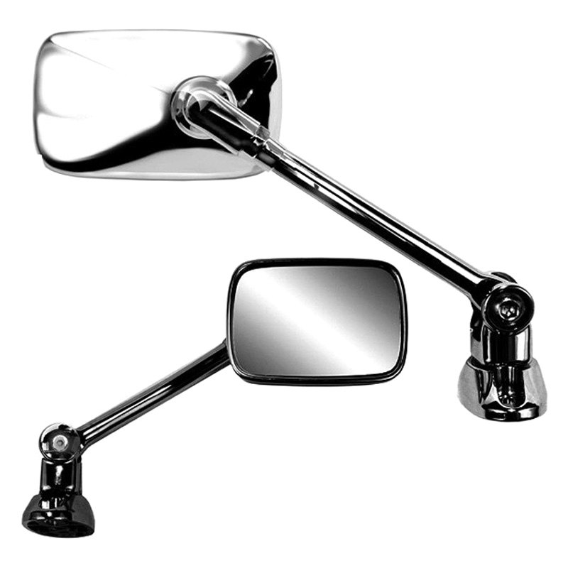 K Source 932063 41/8" x 21/2" Foldaway Left Side Rectangular Chrome