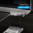 thumbnail image 5 of Tipo De Clip Usb3.0 Hub Aluminio Externo Multi 4 Puertos Adaptador Divisor Usb Para Computadora Portátil De Escritorio Vogacara EL014871-00, 5 of 5