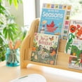 Tabletop Book Display Book Shelf Display Rack for Kids Room