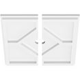 thumbnail image 2 of 12"OD x 1"ID x 4"C x 1"P Embry Architectural Grade PVC Contemporary Ceiling Medallion, Two Piece, 2 of 11