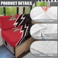 thumbnail image 6 of HELLHERO RV Dinette Cushion Covers Washable Stretch, Compatible with Bench Seats Camper Camper Cushion Covers(Trinidad and Tobago Flag), 6 of 9