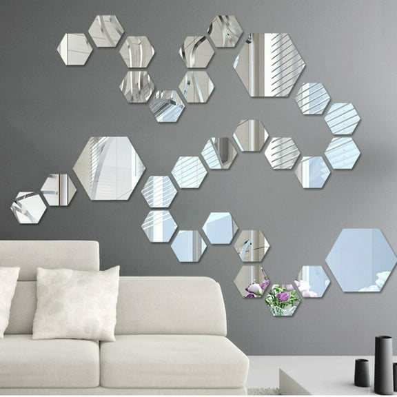 Wall Sticker,Decoration Use Room Countertop Mirror Tiles Mirror Ziem Qinquan Mirror Ers Decoration