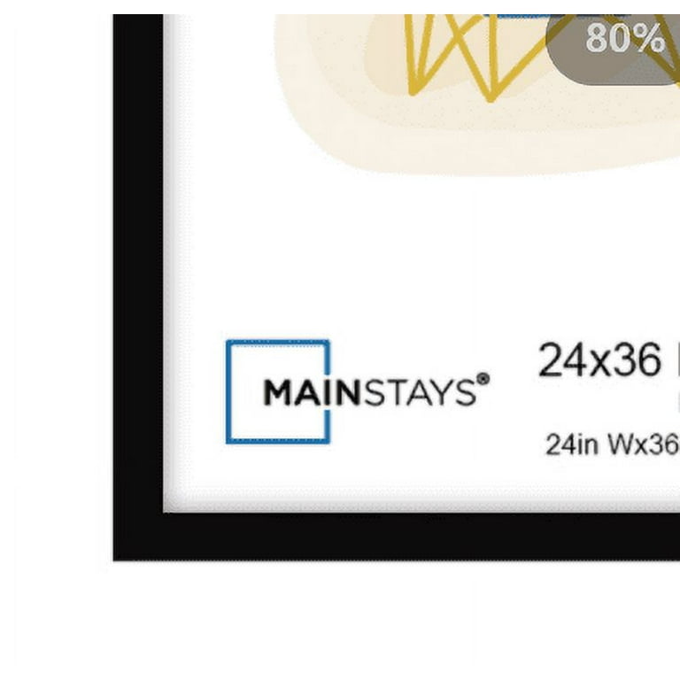 Mainstays 24x36 Basic Black Poster Frame Walmart