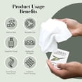 thumbnail image 4 of Eucalyptus Wipes & Towelettes - Essential Oil Wipes for Hands & Body - Travel Size Essentials and Toiletries - Natural, Individually Wrapped, Disposable & Moist Refresh (7 count), 4 of 4