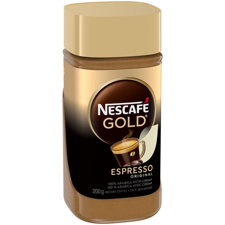 NESCAF√â, Espresso Instant Coffee, 200g, Arabica Blend with Crema