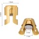 thumbnail image 3 of 2PCS Tapón de champaña con acero inoxidable, tapón de aspiradora decorativo para ahorro de champaña con silicona de grado alimenticio, (Oro) XianweiShao 1327533057073, 3 of 4