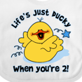 thumbnail image 4 of Inktastic Life's Ducky 2nd Birthday Boys or Girls Baby Bib, 4 of 4