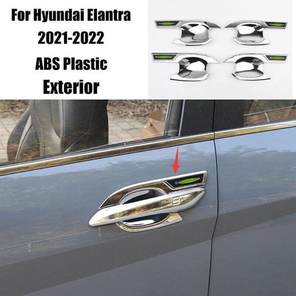 Suitable for modern for Elantra 2021-2023 chrome side door bowl shaped cover decorative trim-