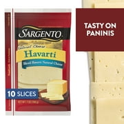 Sargento Sliced Havarti Natural Cheese, 10 slices