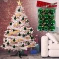 thumbnail image 4 of OAVQHLG3B 60Pcs Christmas Ball Ornaments Sequin Christmas Balls Shatterproof Christmas Tree Ornaments Glitter Christmas Ornaments Plastic Hanging Pearl Balls for Xmas Trees,Holiday Party, 4 of 9