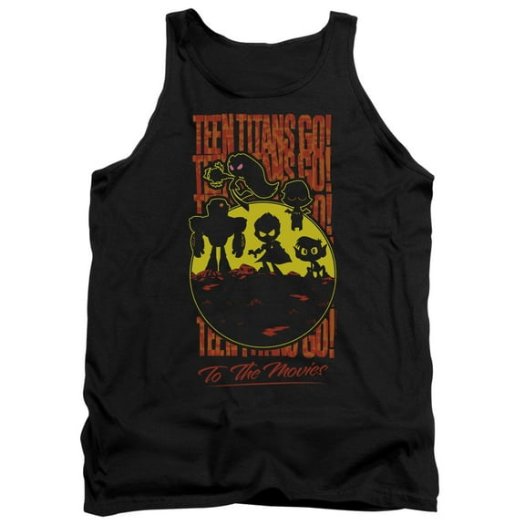 Teen Titans Go To The Movies - Titans Silhouette - Tank Top - Medium