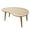 Natural, variant on EMOOR Wood Folding Coffee Table Pear-Shaped (31.5"x20.5") Natural, Floor Sitting Low Table Small Space Minimalist Japanese Tatami Room