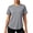 #8235:Gray, variant on [5 Pack] Cadmus Women's Dry-Fit Wicking Short Sleeve T Shirts Sun Protection Activewear Running Yoga Workout Gym Tee Top,Blue/Gray/Black/Navy/White,XL