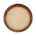 thumbnail image 3 of Bandeja de ratán Strade Fareast Limited redonda 40 cm Nogal oscuro, 3 of 8
