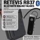thumbnail image 4 of Radio bidireccional Bluetooth Retevis RB37 con auricular, paquete de 10, 4 of 9