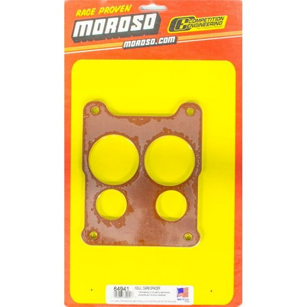 Moroso 64941 4Hole Phenolic Spread Bore Carburetor Spacer Walmart