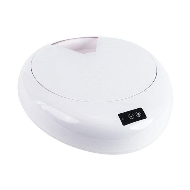 Comedero automático para gatos, dispensador comida húmeda para gatos, alimentación portátil, comedero programable para 6 comidas, para mascotas, Blanco