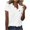 White, variant on Womens Tops Basic Summer Solid V Neck Tee Short Sleeve Casual Loose Fit Tee Clothes Trendy Fashion Outfits Hot Pink L