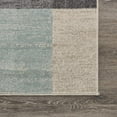 thumbnail image 3 of 8â€™ x 10â€™ Beige and Black Modern Blocks Area Rug, 3 of 7