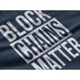 thumbnail image 4 of T-Shirt Graphique pour Hommes Blockchains Matter Cryptocurrency Éco-Responsable Édition Limitée Tee-Shirt Manches Courtes Vintage Cadeau d'Anniversaire Original, 4 of 6