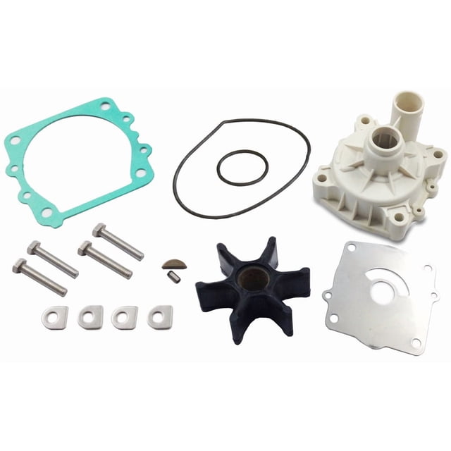 Sierra Marine Water Pump Kit 18-3396-1 Marine Series; OE Replacement; With Water Pump Housing/Gasket/Bolts/Impeller/Impeller Key/Insert Cup/Wear Plate/O-Ring/Pin/Dowel/Washer