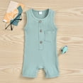thumbnail image 2 of KVPLBQFD Boy Suit Set Baby Boys Onesie 3t Suspender Ribbed Button Pocket Romper Jumpsuit Outfits Stylish Baby Clothes for 3 Year Old Girls Clothes For 2 Year Old Boy 9 Month Baby Boy Clothes Girls, 2 of 3